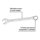 Llave combinada 17 mm x 210 mm de largo, PRETUL 2