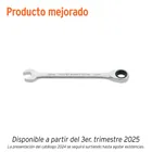 Llave combinada con matraca 12 mm x 166 mm largo, EXPERT 1