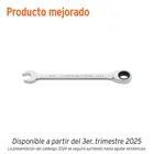 Llave combinada con matraca 13 mm x 174 mm largo, EXPERT 1