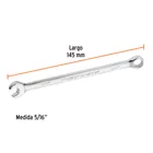 Llave combinada extralarga 5/16' x 145 mm de largo, EXPERT 3