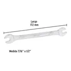 Llave española, 7/16 x 1/2' x 172 mm de largo, PRETUL 3