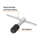 Maneral en T para machuelo 1/2', TRUPER 2