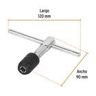 Maneral en T para machuelo 1/2', TRUPER 3