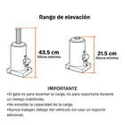 Gato hidráulico de botella de 6 Ton, TRUPER 2