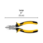 Pinza de corte diagonal 6' mango Comfort Grip, PRETUL 3