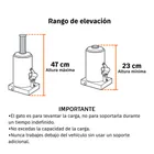 Gato hidráulico de botella de 8 Ton, TRUPER 2