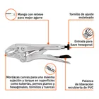 Pinza de presión 5' mordaza curva, TRUPER 4