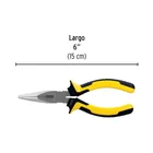 Pinza de punta y corte 6' mango Comfort Grip, PRETUL 3