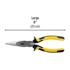 Pinza de punta y corte 8' mango Comfort Grip, PRETUL 3