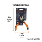 Mini pinza de punta curva 5' mango Comfort Grip, TRUPER 5