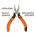 Mini pinza de punta y corte 5' mango Comfort Grip, TRUPER 2