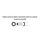 Juego de 7 puntas torx combinadas c/seguro largo 1', EXPERT 2