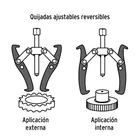 Extractor de poleas, 3 quijadas, 4', TRUPER 3