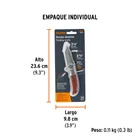 Navaja abatible 3-1/2' mango de madera, TRUPER 4
