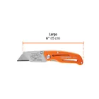 Navaja abatible 6' cuerpo de aluminio y acero inox, TRUPER 3