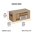 Navaja abatible 6' cuerpo de aluminio y acero inox, TRUPER 6