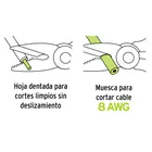 Tijera 6' para electricista, acero inoxidable, EXPERT 4