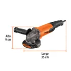 Esmeriladora angular 4-1/2', 1100W, TRUPER PRO 2