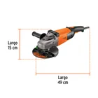 Esmeriladora angular 7', 2200W, TRUPER PRO 2