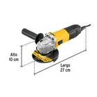 Esmeriladora angular 4-1/2', 700W, PRETUL 2