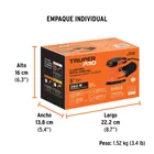 Lijadora roto orbital 5', 260W, TRUPER PRO 5
