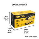 Lijadora orbital 1/3 hoja, 150W, PRETUL 5