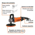 Pulidora rotativa 7', 1200W, TRUPER PRO 4