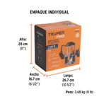 Router (Rebajadora) 1200W, 1-3/4 HP, TRUPER PRO 4