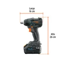 Llave de impacto 1/2', 20V, 155 lb/ft, 1 batería 4Ah, MAX 4