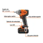 Llave de impacto 1/2', 20V, 184 lb/ft, 1 batería 4Ah, PRO 2
