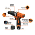 Rotomartillo/destornillador compacto 3/8', 12V, 1 bat 2Ah 2