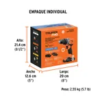 Rotomartillo/destornillador 1/2', 20V, 2 baterías 2Ah, PRO 5
