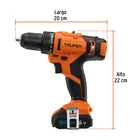 Taladro/destornillador 3/8', 12V, 1 batería 2Ah, PRO 3