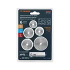 Kit de minidiscos sierra para herramienta rotativa, 6 piezas 2