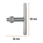 Llave para broquero de 3/8', TRUPER 2