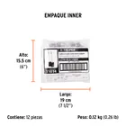 Bolsa con 2 carbones de repuesto para ESMA-4-1/2A10, TRUPER 5