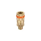 Cople rápido de latón, macho, cuerda 1/4' NPT, TRUPER 1
