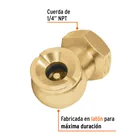 Cabeza infladora de llantas, conexión hembra 1/4' NPT,TRUPER 2