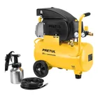Kit Compresor lub, 20L, manguera y pistola baja,127V, PRETUL 1