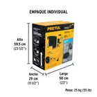 Kit Compresor lub, 20L, manguera y pistola baja,127V, PRETUL 6