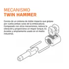 Llave (pistola) de impacto neumática 1/2', ind, TRUPER 5