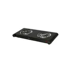Parrilla eléctrica 2 quemadores en espiral, negra, VOLTECK 1