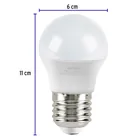 Pack 4 focos LED 10W (75W) A19, 3000K cálida, 950 lm, BASIC 3