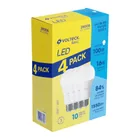 Pack 4 focos LED 16W (100W) A22, 6500K fría, 1550 lm, BASIC 1