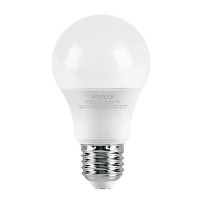 Foco LED 6W (40W) A19, 3000K blanca cálida, 440 lm, blíster
