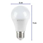 Pack 4 focos LED 9W (60W) A19, 3000K blanca cálida, 800 lm 2