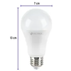 Pack 4 focos LED 14W (100W) A19, 6500K blanca fría, 1500 lm 3