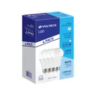 Pack 4 focos LED 18W (125W) A25, 6500K blanca fría, 1900 lm 1
