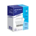 Pack 4 focos LED 12W (75W) A19, 6500K blanca fría, 1050 lm 1