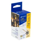 Foco LED filamento 1 W, S14, 2200K luz ambar, E26, VOLTECK 4